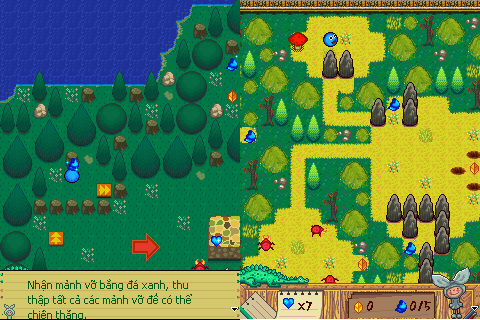 [Game Java] Truy Tìm Viên Đá Xanh Việt Hoá